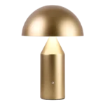 Lampe champignon dorée 5