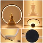 Lampe zen magnétique Bouddha8