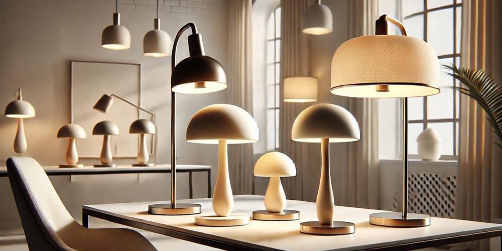 Lampe de bureau champignon : 4 modèles pour un éclairage stylé et élégant - Performance Télétravail