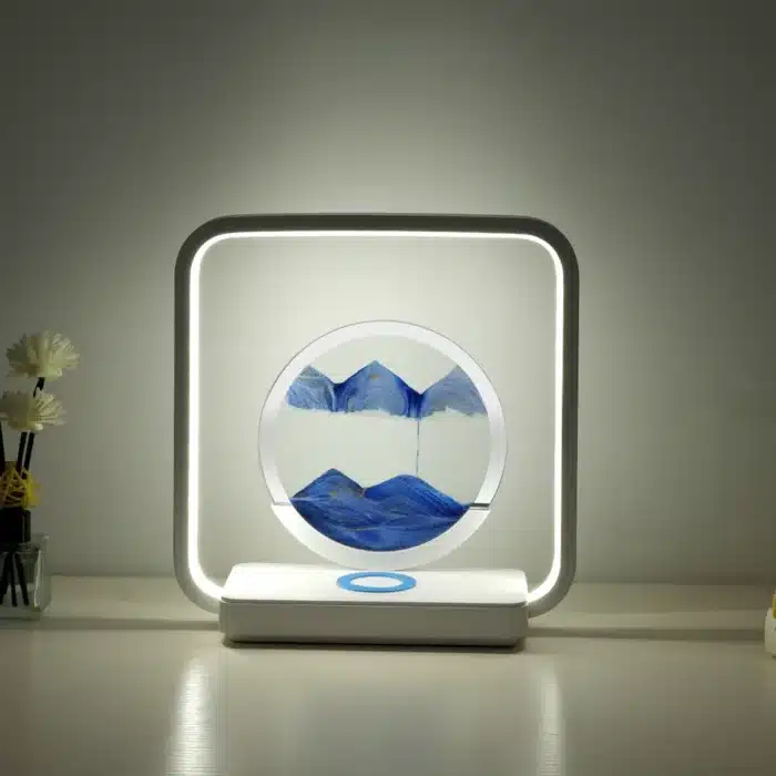 Lampe sablier zen avec station de charge 5